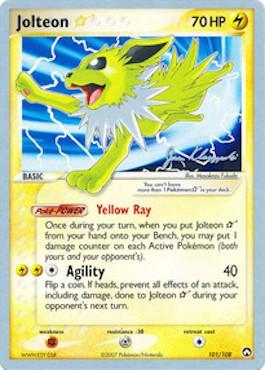 Jolteon Star (101/108) (Psychic Lock - Jason Klaczynski) [World Championships 2008] | Rock City Comics