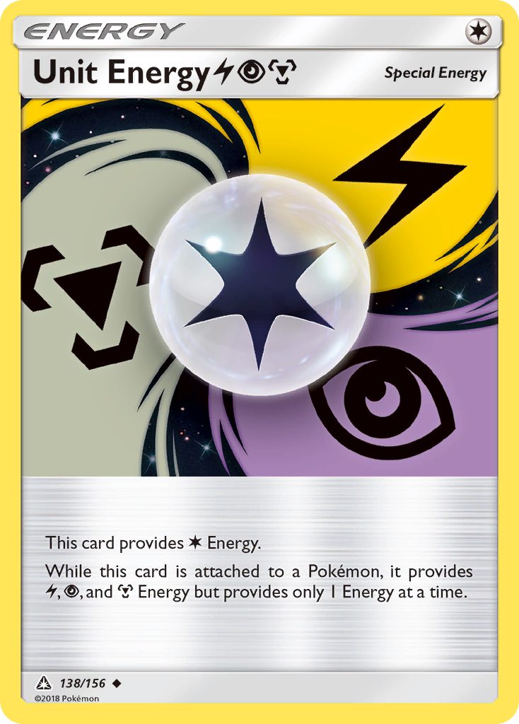 Unit Energy (138/156) (Lightning, Psychic, Metal) [Sun & Moon: Ultra Prism] | Rock City Comics