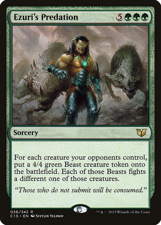 Ezuri's Predation [Commander 2015] | Rock City Comics