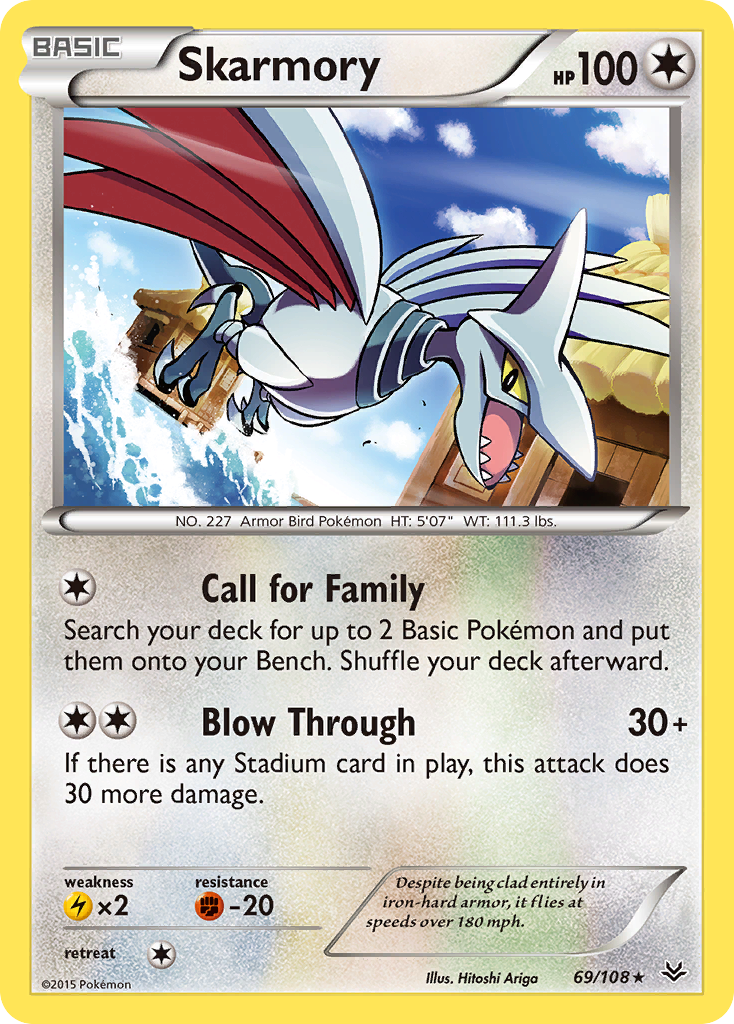 Skarmory (69/108) [XY: Roaring Skies] | Rock City Comics