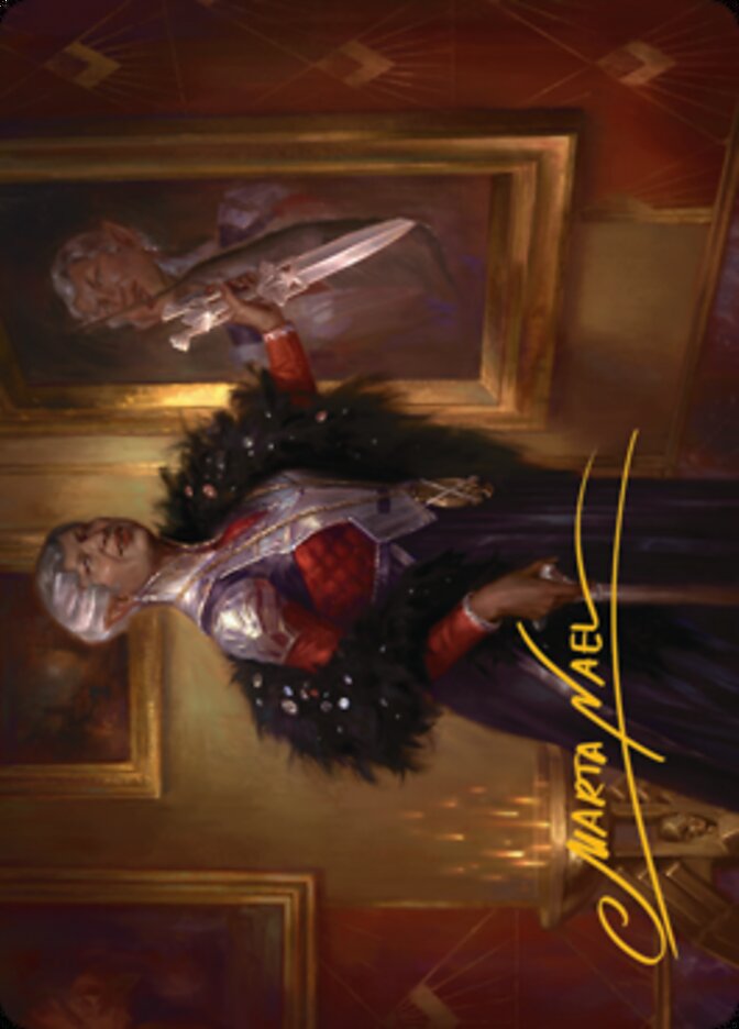 Evelyn, the Covetous Art Card (Gold-Stamped Signature) [Streets of New Capenna Art Series] | Rock City Comics