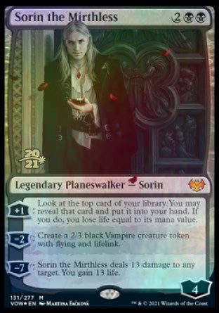 Sorin the Mirthless [Innistrad: Crimson Vow Prerelease Promos] | Rock City Comics