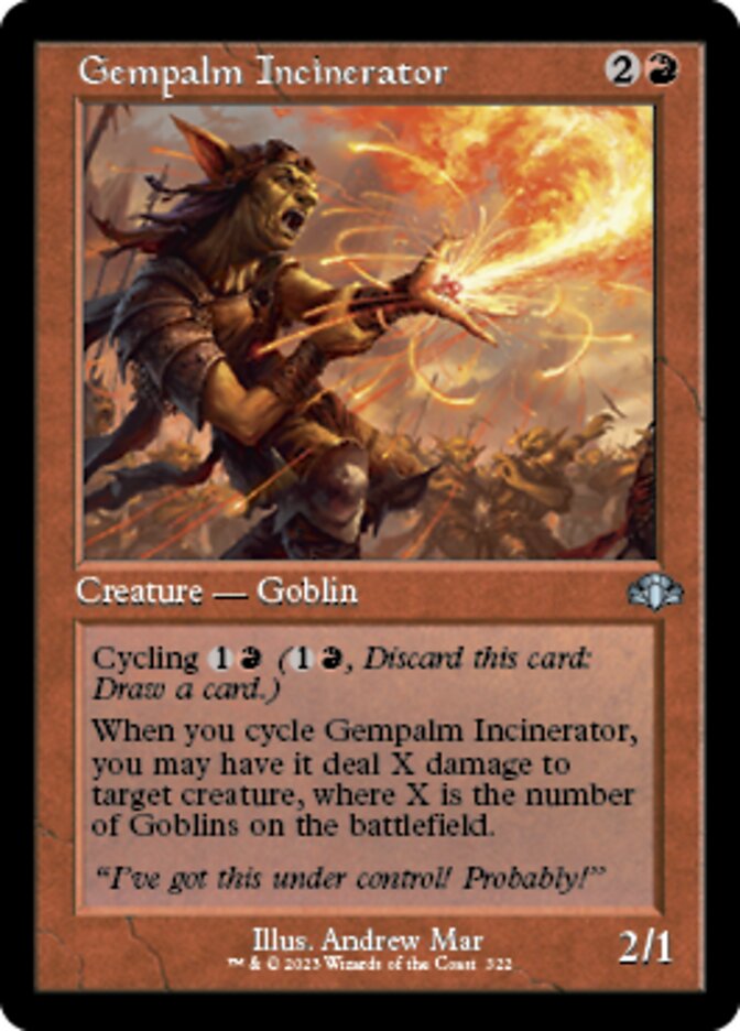 Gempalm Incinerator (Retro) [Dominaria Remastered] | Rock City Comics