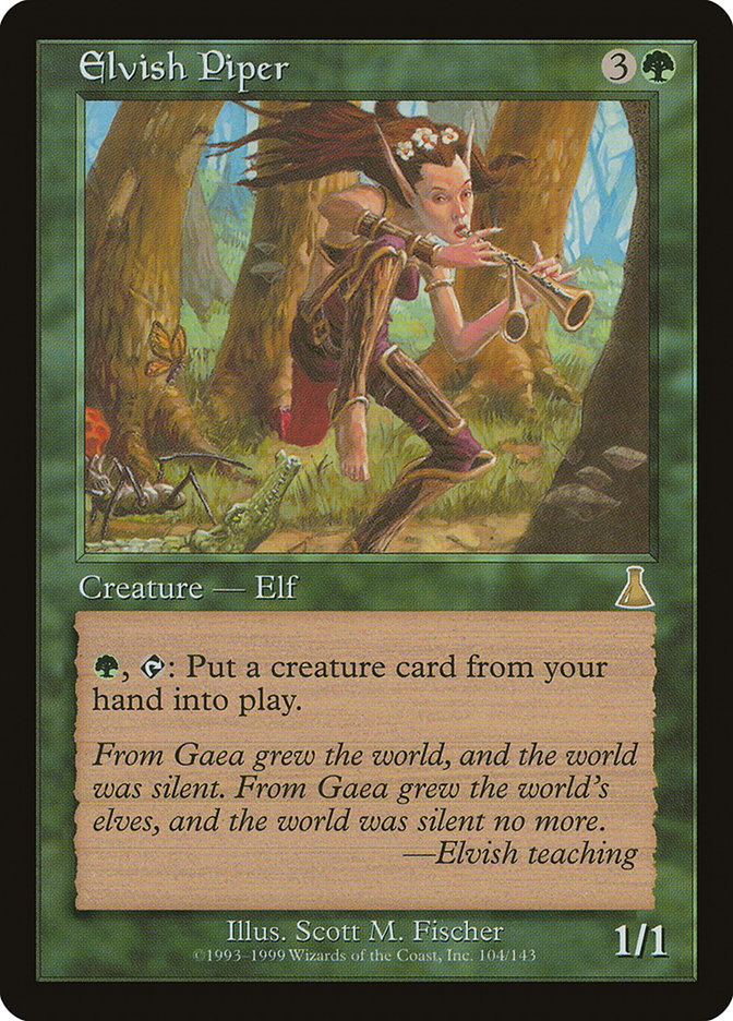 Elvish Piper [Urza's Destiny] | Rock City Comics