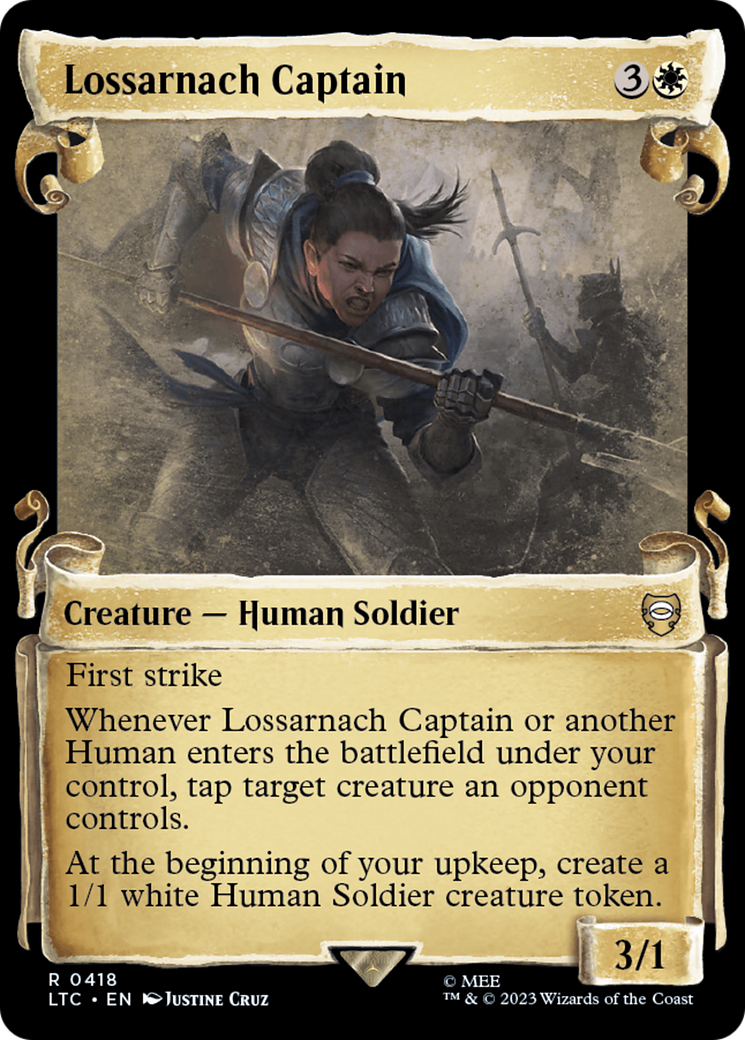 Lossarnach Captain [The Lord of the Rings: Tales of Middle-Earth Commander Showcase Scrolls] | Rock City Comics