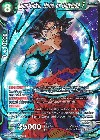 Son Goku, Hope of Universe 7 [TB1-052] | Rock City Comics