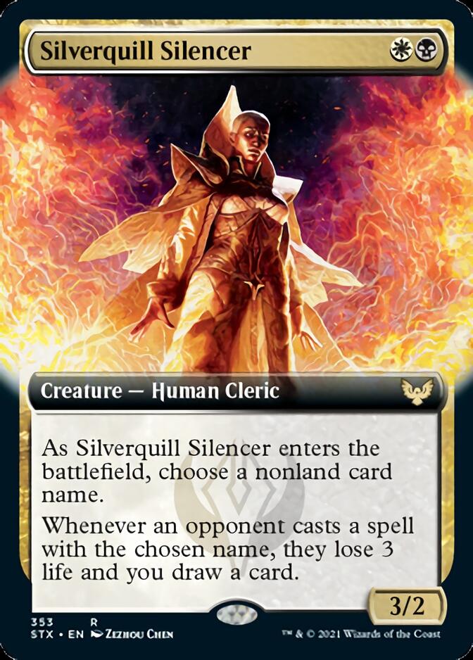 Silverquill Silencer (Extended) [Strixhaven: School of Mages] | Rock City Comics