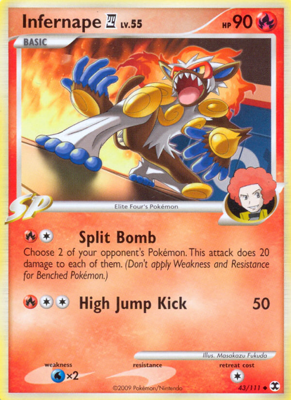 Infernape (43/111) [Platinum: Rising Rivals] | Rock City Comics