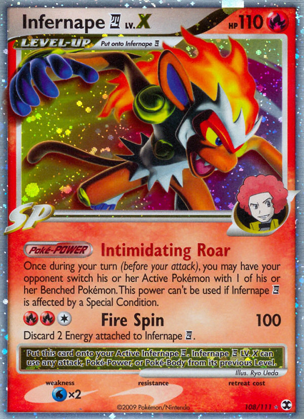 Infernape LV.X (108/111) [Platinum: Rising Rivals] | Rock City Comics