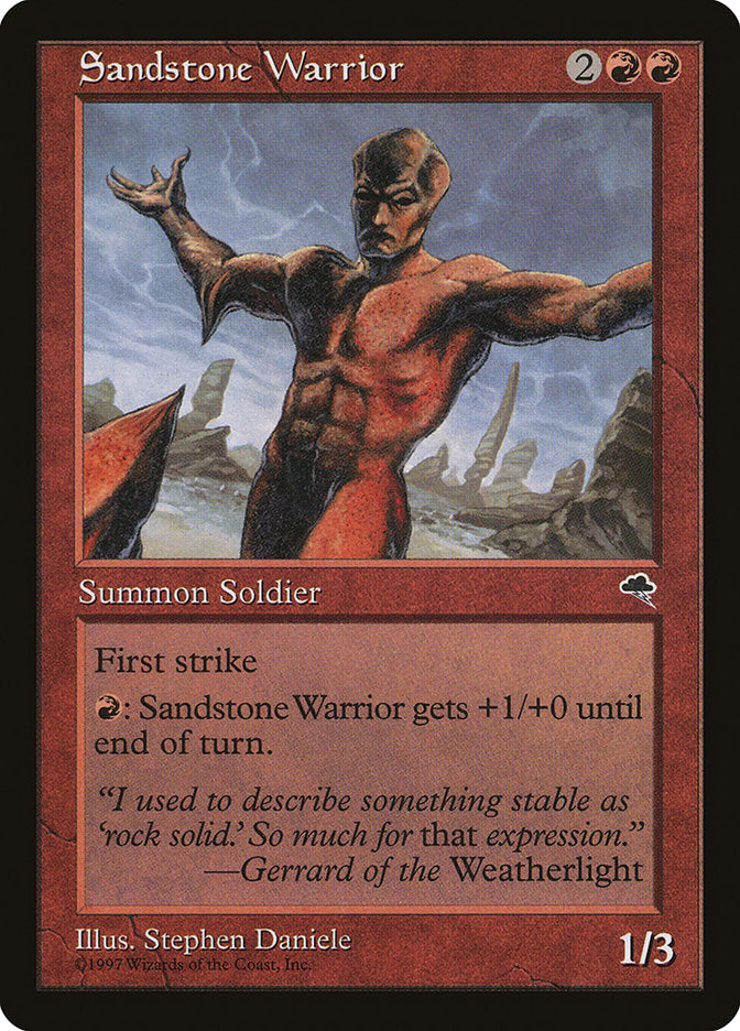 Sandstone Warrior [Tempest] | Rock City Comics