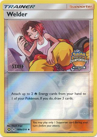 Welder (189a/214) (Regional Championship Promo Staff) [Sun & Moon: Unbroken Bonds] | Rock City Comics