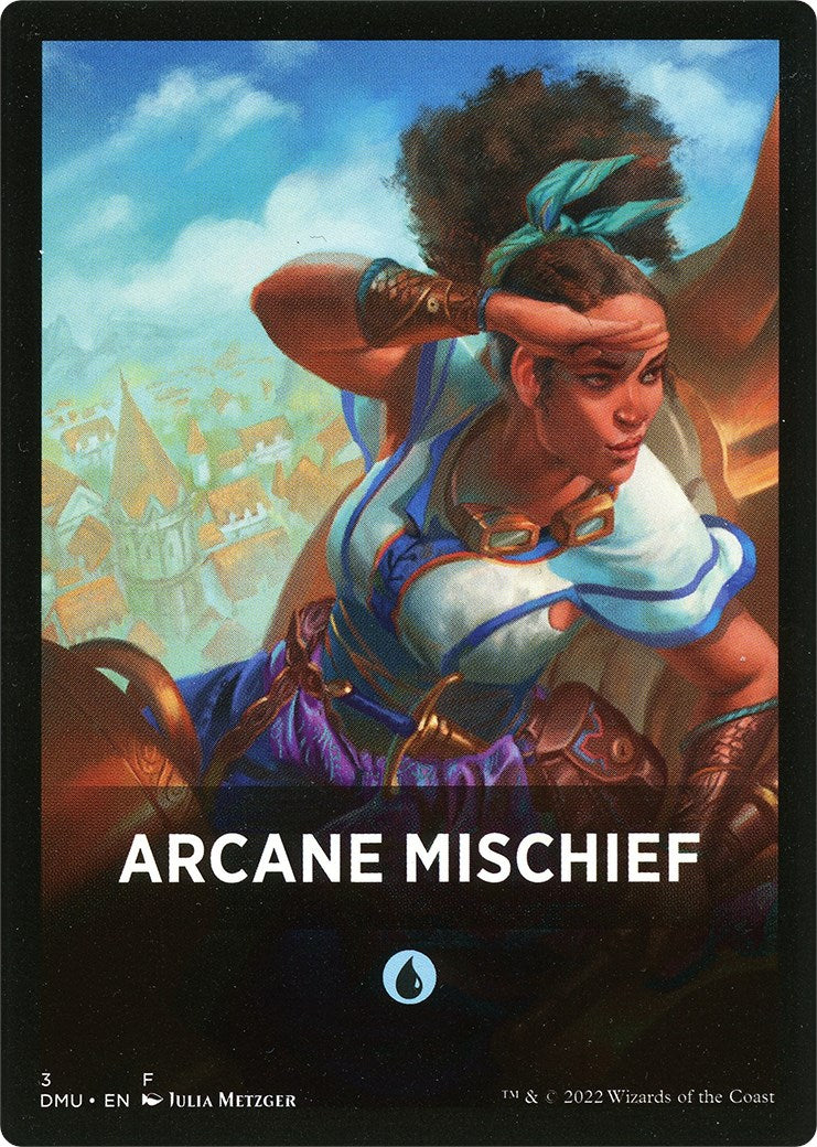 Arcane Mischief Theme Card [Dominaria United Tokens] | Rock City Comics