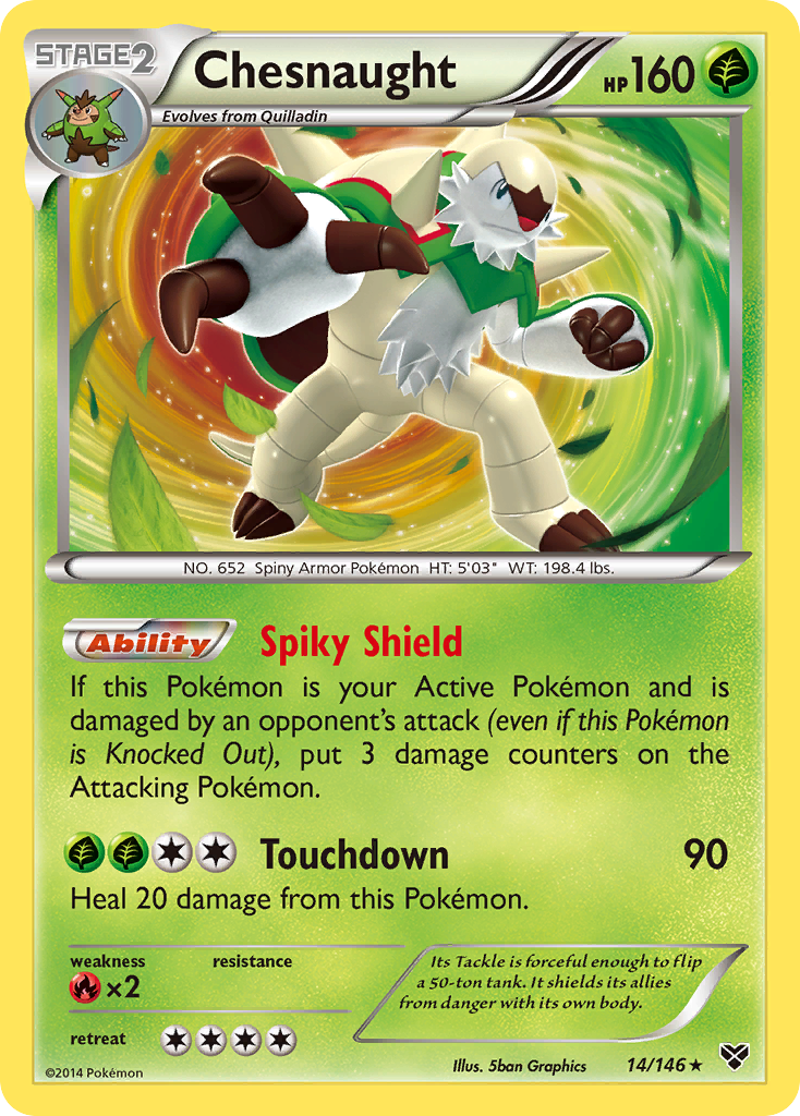 Chesnaught (14/146) [XY: Base Set] | Rock City Comics