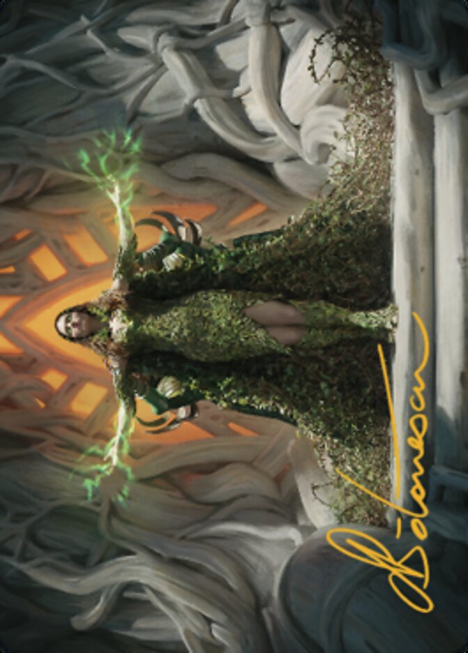 Titania, Voice of Gaea Art Card (Gold-Stamped Signature) [The Brothers' War Art Series] | Rock City Comics