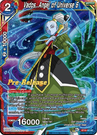 Vados, Angel of the Universe 6 (BT16-141) [Realm of the Gods Prerelease Promos] | Rock City Comics