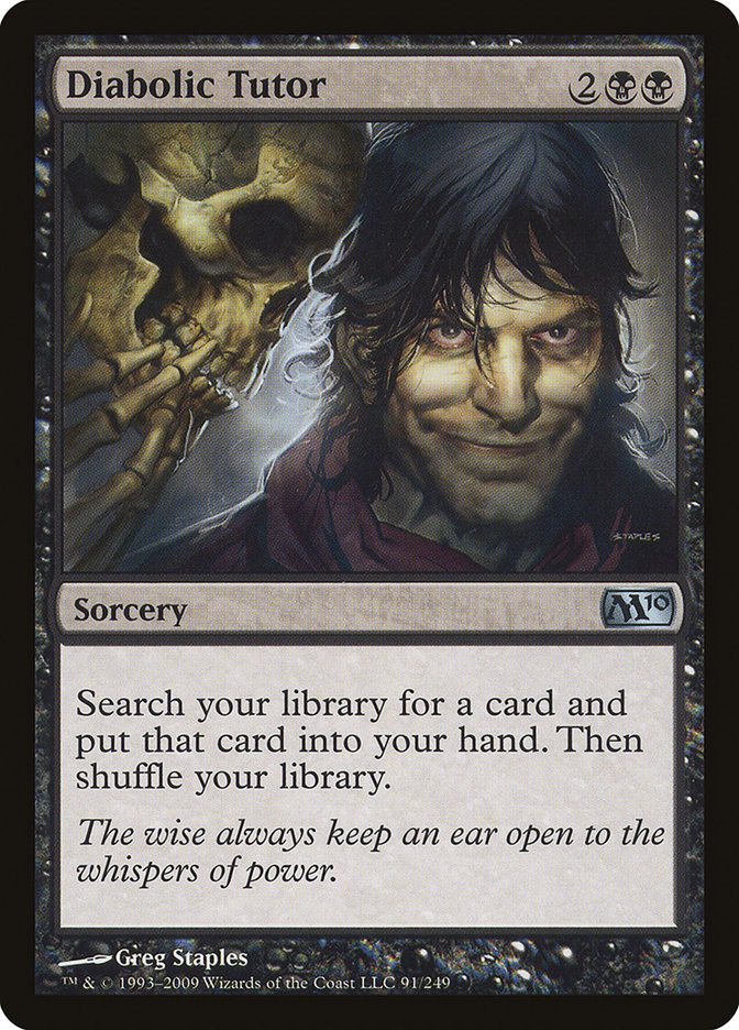 Diabolic Tutor [Magic 2010] | Rock City Comics