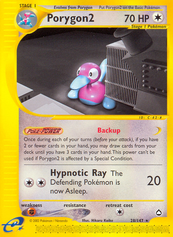 Porygon2 (28/147) [Aquapolis] | Rock City Comics