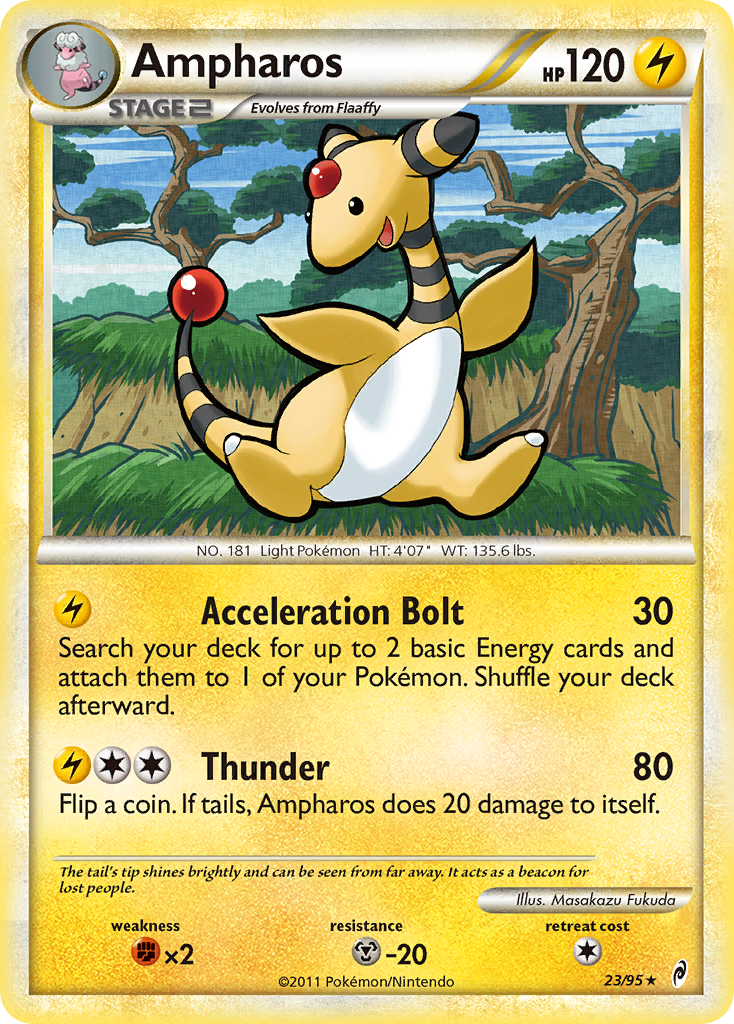 Ampharos (23/95) [HeartGold & SoulSilver: Call of Legends] | Rock City Comics