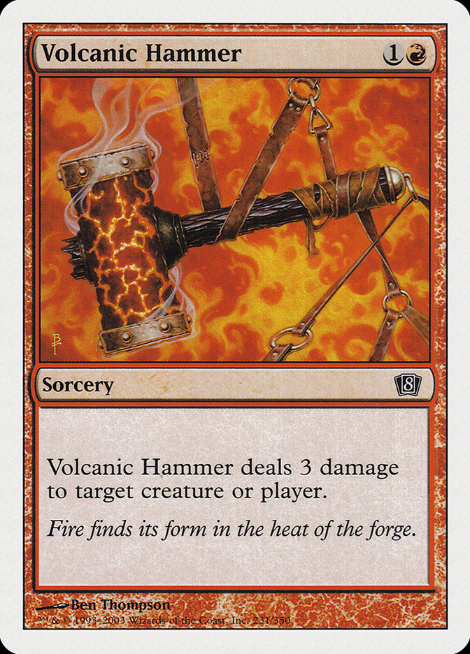 Volcanic Hammer [Eighth Edition] | Rock City Comics