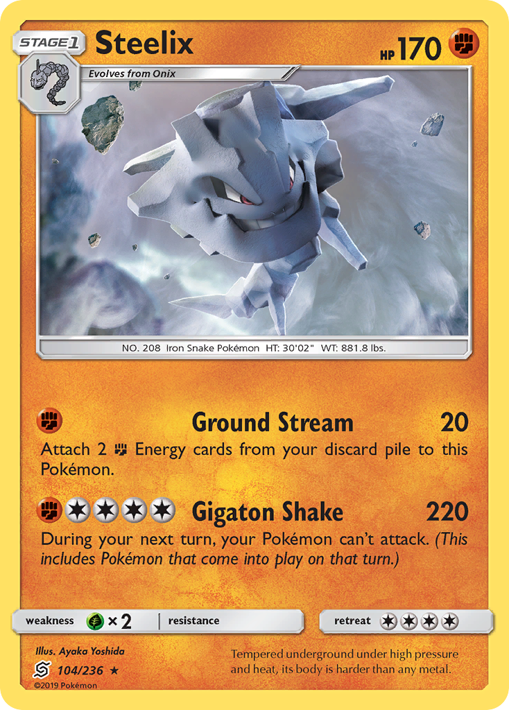 Steelix (104/236) [Sun & Moon: Unified Minds] | Rock City Comics