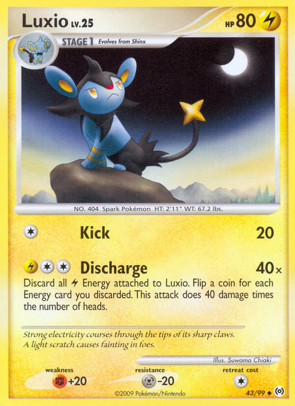 Luxio (43/99) [Platinum: Arceus] | Rock City Comics