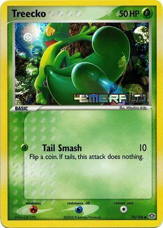 Treecko (70/106) (Stamped) [EX: Emerald] | Rock City Comics