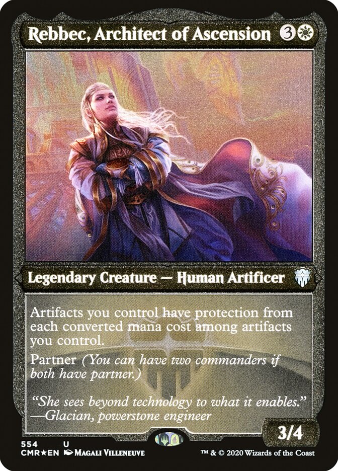 Rebbec, Architect of Ascension (Etched) [Commander Legends] | Rock City Comics