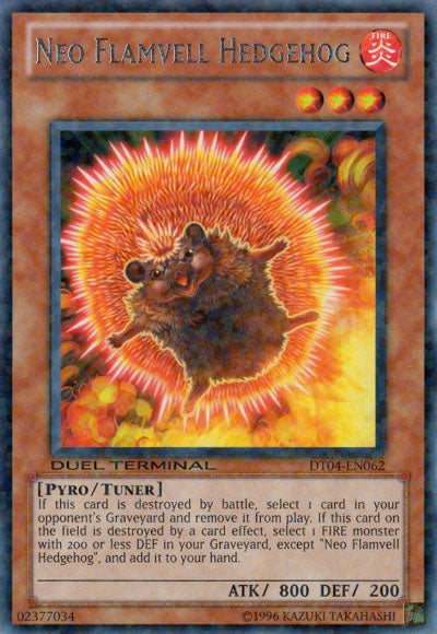 Neo Flamvell Hedgehog [DT04-EN062] Rare | Rock City Comics