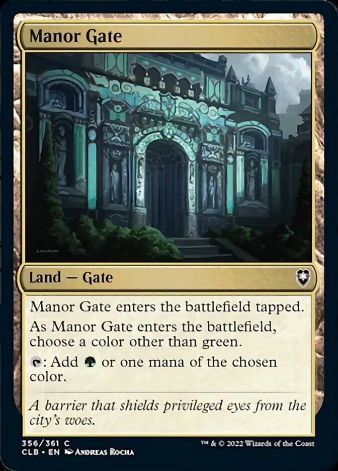 Manor Gate [Commander Legends: Battle for Baldur's Gate] | Rock City Comics