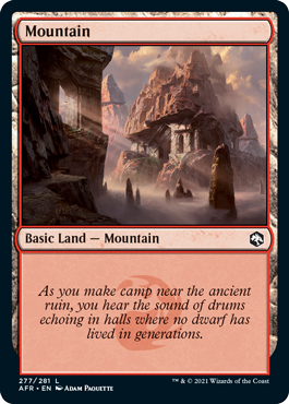 Mountain (277) [Dungeons & Dragons: Adventures in the Forgotten Realms] | Rock City Comics