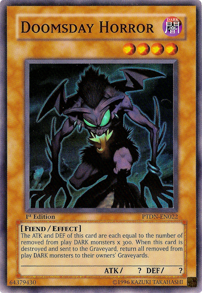 Doomsday Horror [PTDN-EN022] Super Rare | Rock City Comics