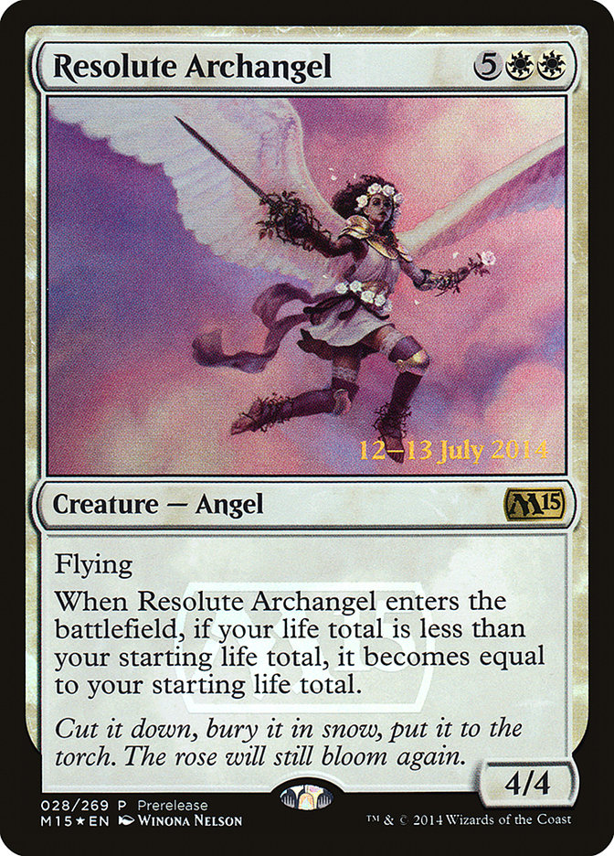 Resolute Archangel [Magic 2015 Prerelease Promos] | Rock City Comics