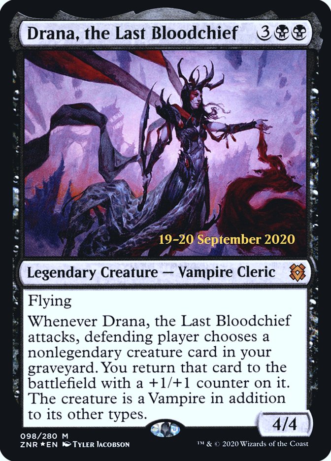 Drana, the Last Bloodchief [Zendikar Rising Prerelease Promos] | Rock City Comics