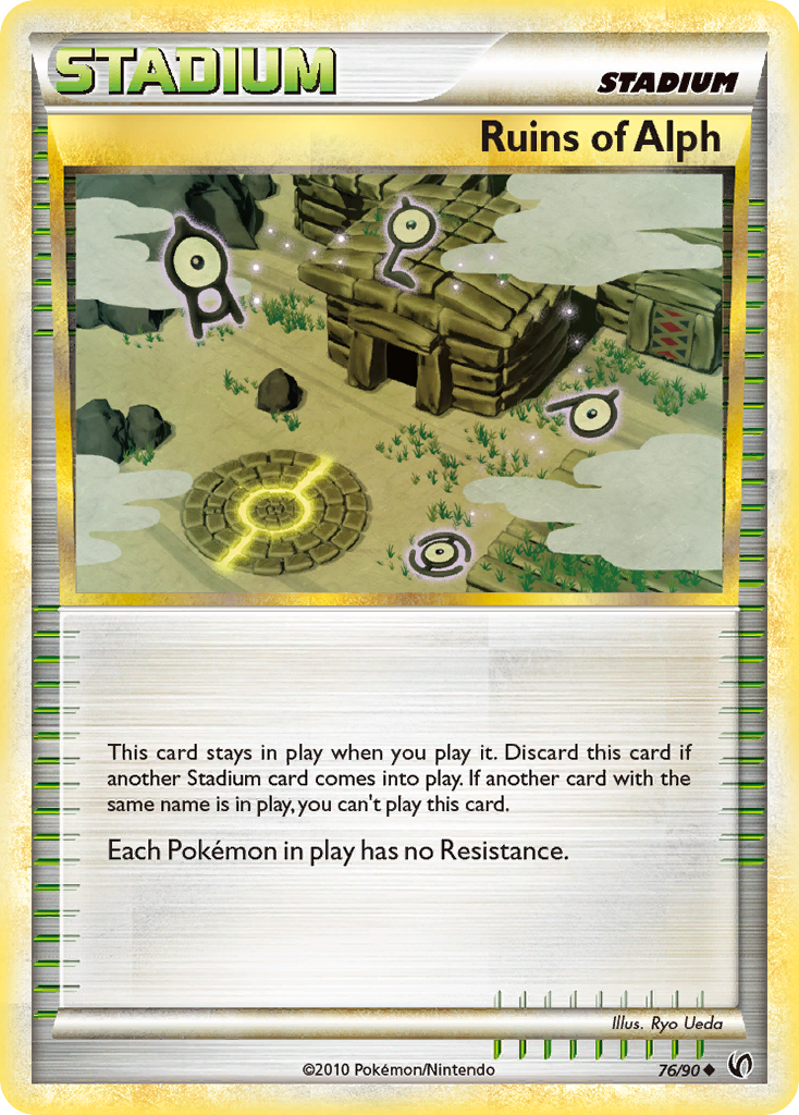 Ruins of Alph (76/90) [HeartGold & SoulSilver: Undaunted] | Rock City Comics