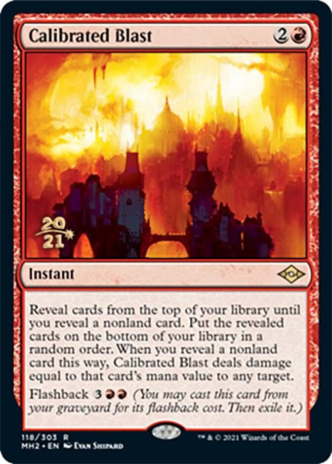 Calibrated Blast [Modern Horizons 2 Prerelease Promos] | Rock City Comics