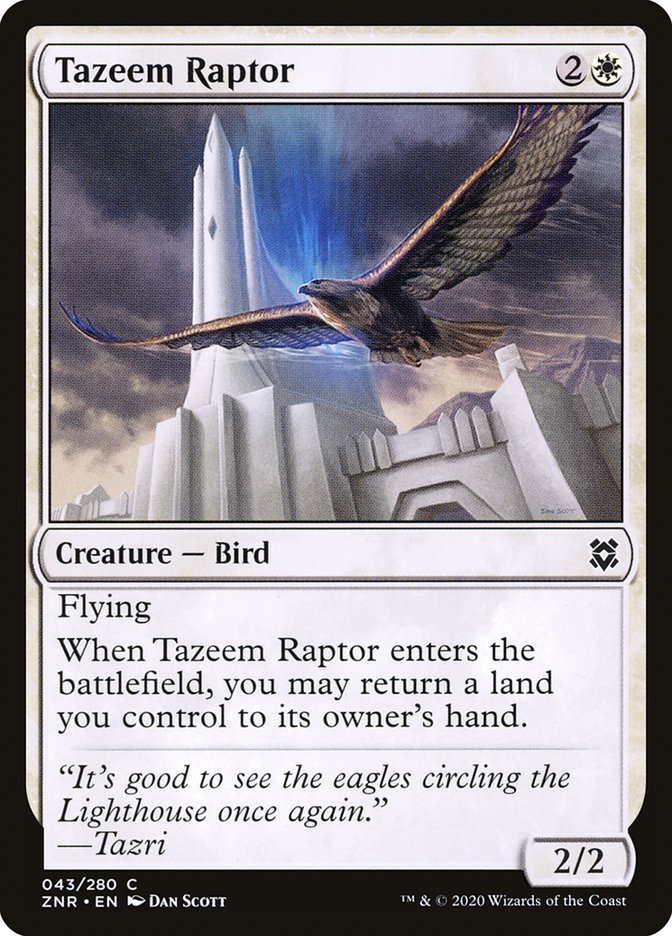 Tazeem Raptor [Zendikar Rising] | Rock City Comics