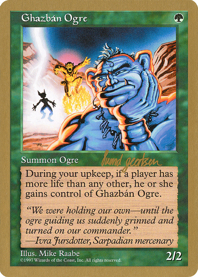 Ghazbán Ogre (Svend Geertsen) [World Championship Decks 1997] | Rock City Comics