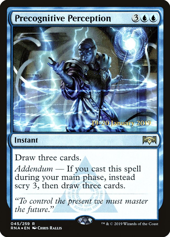 Precognitive Perception [Ravnica Allegiance Prerelease Promos] | Rock City Comics