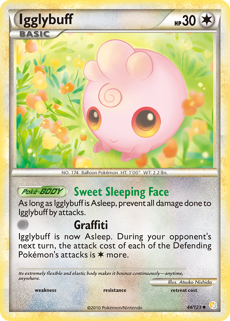 Igglybuff (44/123) [HeartGold & SoulSilver: Base Set] | Rock City Comics