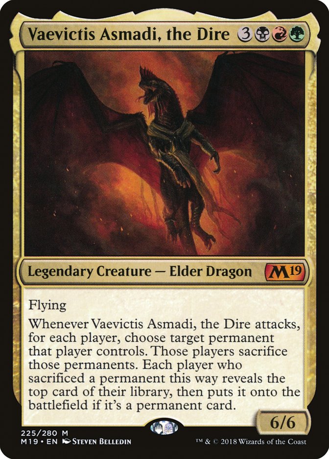 Vaevictis Asmadi, the Dire [Core Set 2019] | Rock City Comics