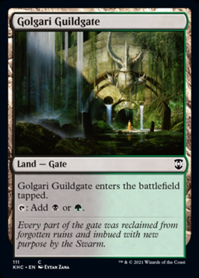 Golgari Guildgate [Kaldheim Commander] | Rock City Comics