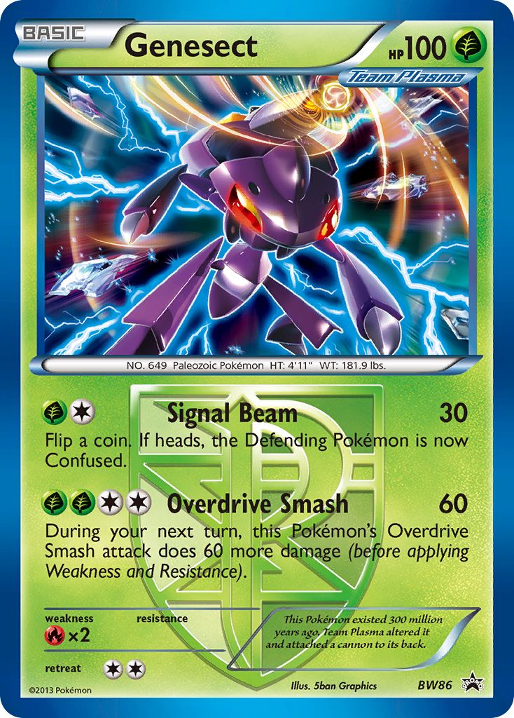 Genesect (BW86) (Team Plasma) [Black & White: Black Star Promos] | Rock City Comics