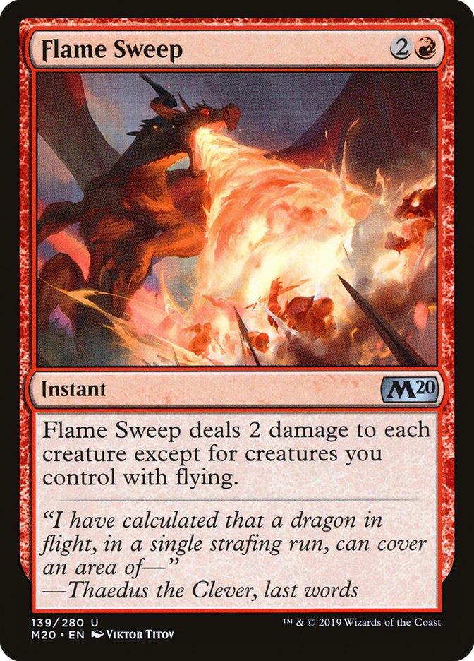 Flame Sweep [Core Set 2020] | Rock City Comics