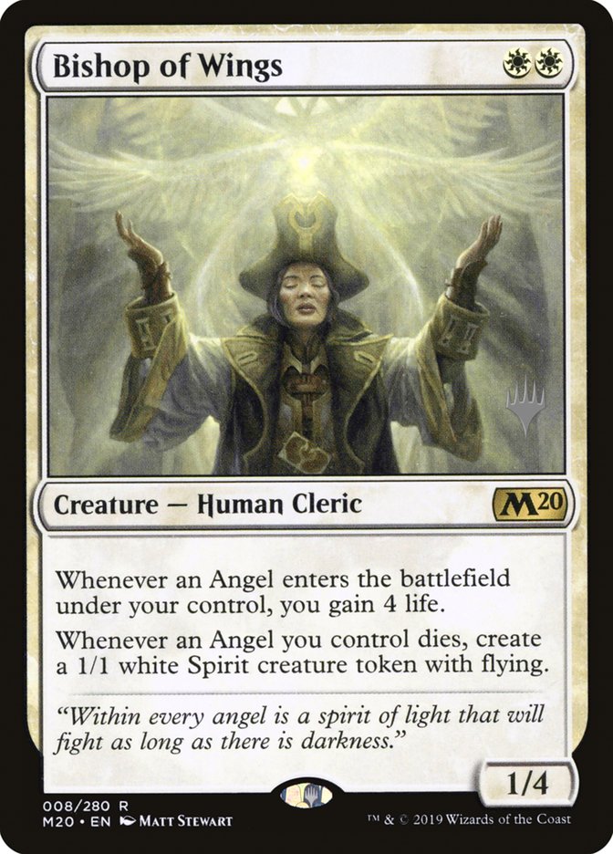 Bishop of Wings (Promo Pack) [Core Set 2020 Promos] | Rock City Comics