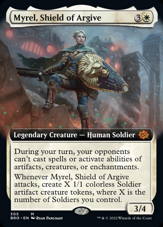 Myrel, Shield of Argive (Extended Art) [The Brothers' War] | Rock City Comics