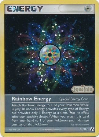 Rainbow Energy (81/92) (Stamped) [EX: Legend Maker] | Rock City Comics