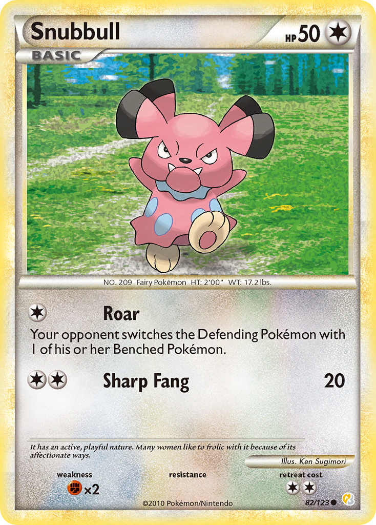 Snubbull (82/123) [HeartGold & SoulSilver: Base Set] | Rock City Comics