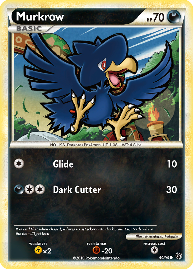 Murkrow (59/90) [HeartGold & SoulSilver: Undaunted] | Rock City Comics