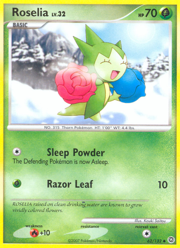 Roselia (62/132) [Diamond & Pearl: Secret Wonders] | Rock City Comics