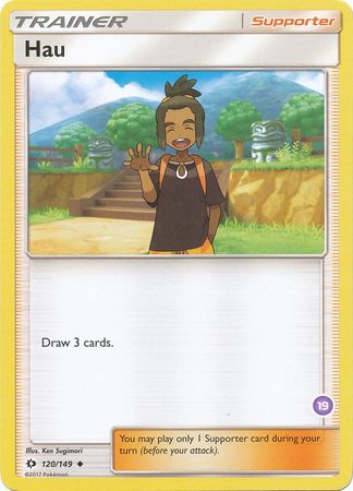 Hau (120/149) (Deck Exclusive #19) [Sun & Moon: Trainer Kit - Alolan Sandslash] | Rock City Comics